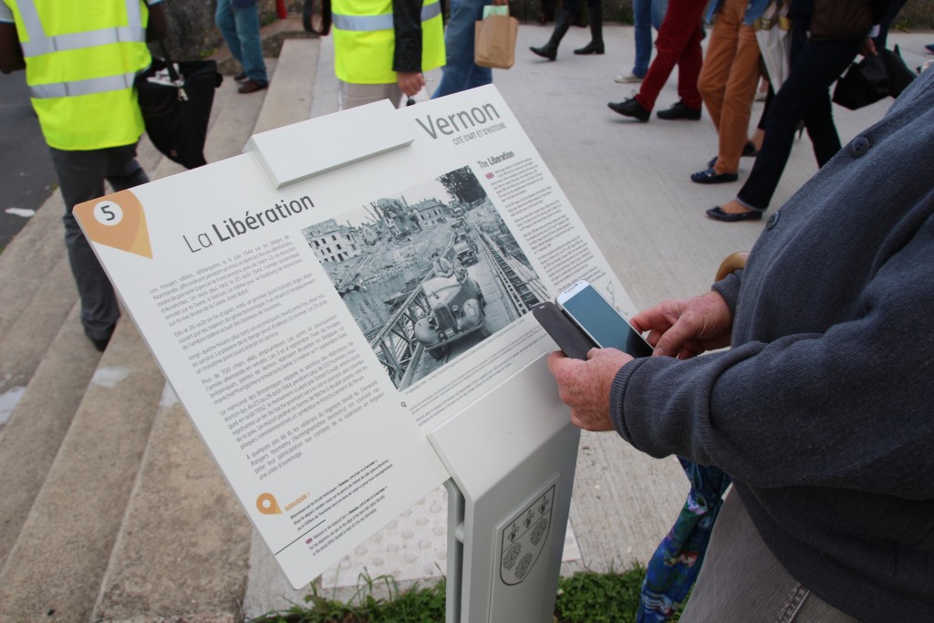 panneau circuit touristique Vernon