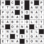 Solution mots fléchés 36