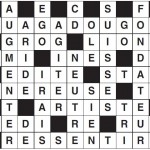 Solutions mots fléchés 37