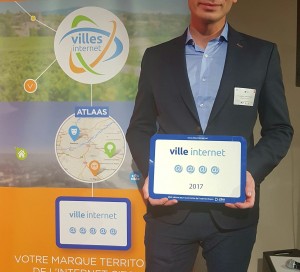 Alexandre Huau-Armani, adjoint en charge du numérique, à la réception du label.