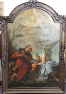 Saint Roch soigné par un ange