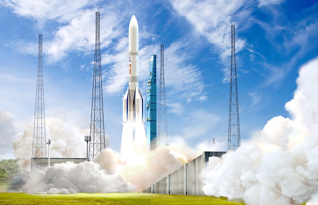 Ariane 6 devrait effectuer son premier vol en 2021, depuis la base de Kourou (Guyane).