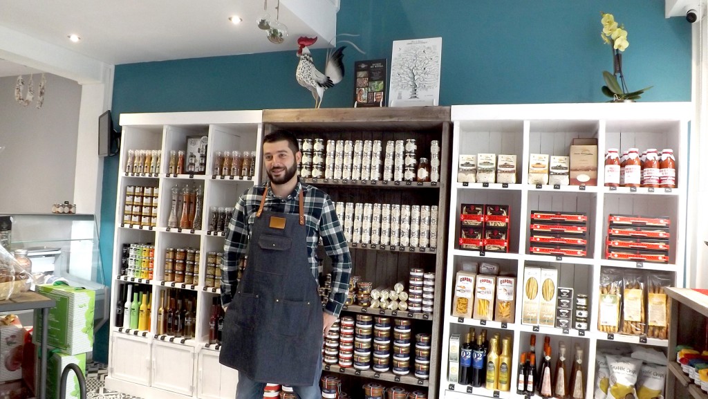 Cédric Joly vient d’ouvrir une épicerie fine, Aux saveurs de Ced. 
