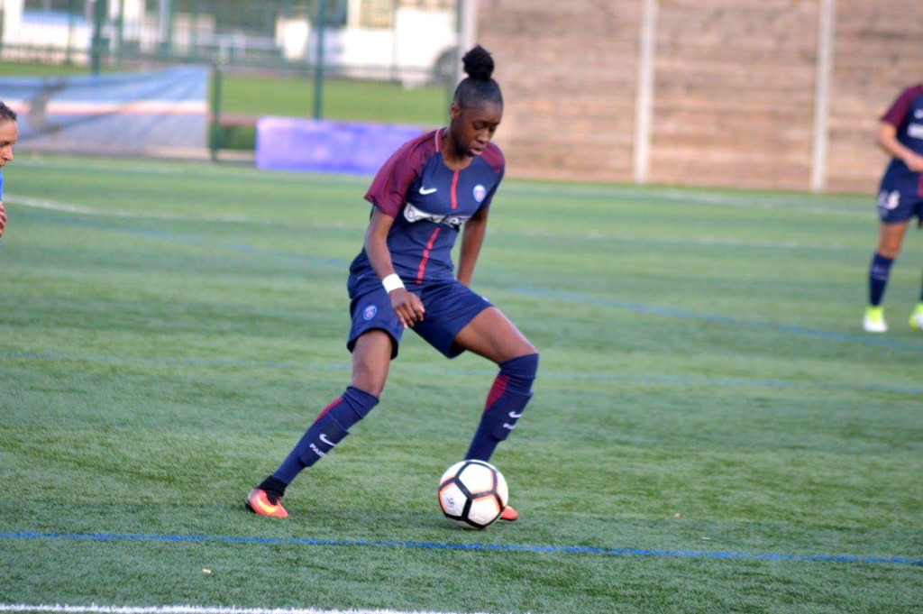 Halima Niakate représente Vernon dans l’équipe U19 de football au PSG.