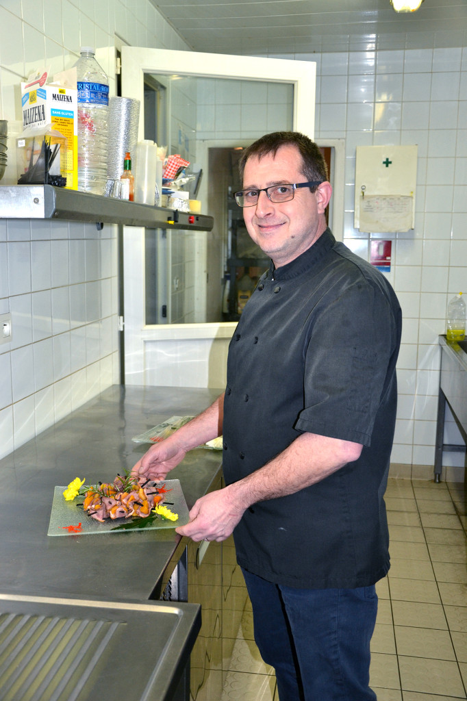 C'est à son domicile que le traiteur a installé son « labo » !