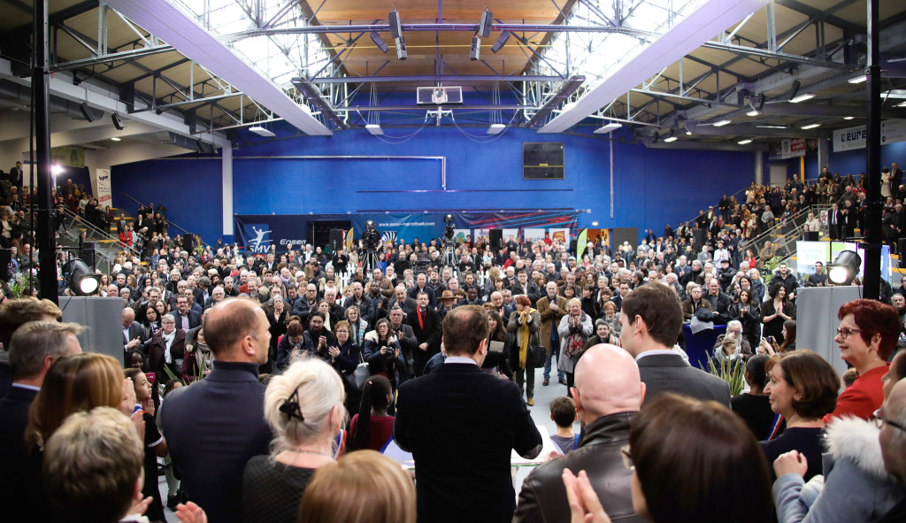 cérémonie des voeux vernon 2018 : 1200 personnes présentes au Grevarin