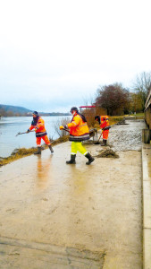 Photo nettoyage seine après décrue