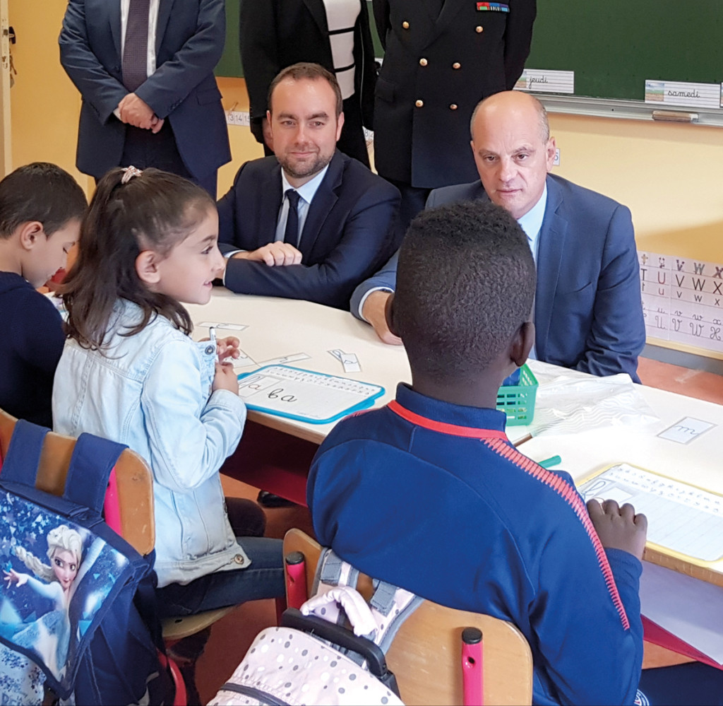 Plan Mercredi Visite du ministre de l’éducation à Vernon