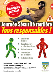 Affiche sécurité routière