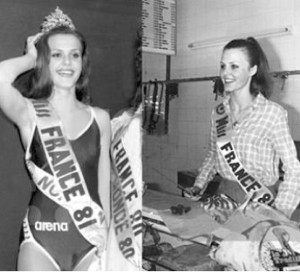 En ce début des années 80 à Vernon, M. Benard peut être fier de sa boucherie-charcuterie au fronton orné d’une magnifique vache sculptée.