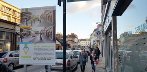 Des panneaux qui permettent de se projeter dans un futur Vernon.