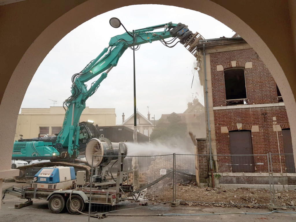 Square Benjamin Pied Les travaux de requalification débutent