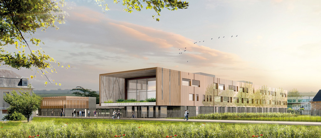 Devenue un éco-quartier prometteur, l’ancienne friche de la caserne va bientôt accueillir des centaines de jeunes. En effet, dès la rentrée 2020, c’est là que se dressera le nouveau collège César Lemaître.