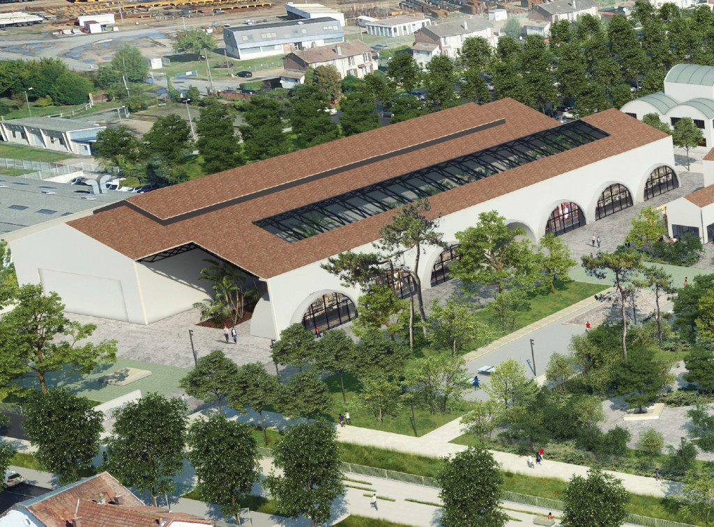 Un cinéma multiplex dans un écrin de verdure