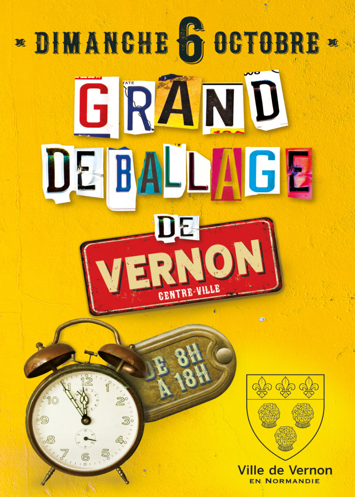 Lors du Grand Déballage, les rues du centre sont rendues piétonnes et couvertes de stands.