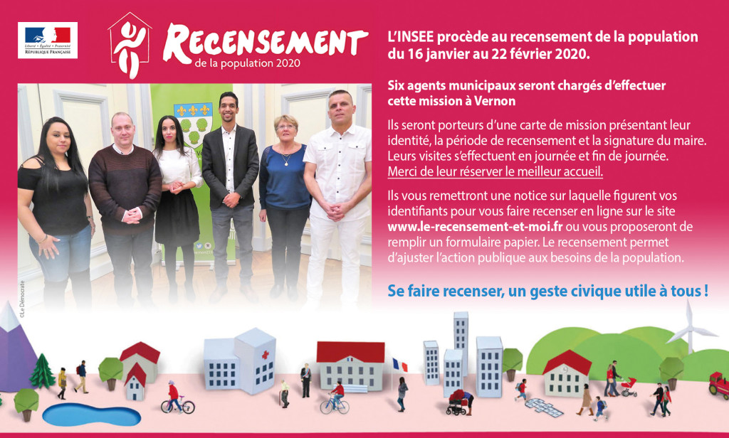 Recensement de la population Vernon