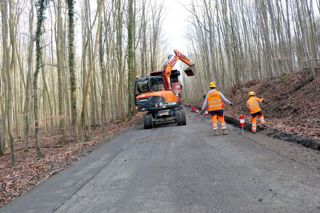 Forêt de Bizy Une route des religieuses toute neuve