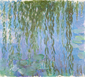 Les Nymphéas avec rameaux de saule, Claude Monet.