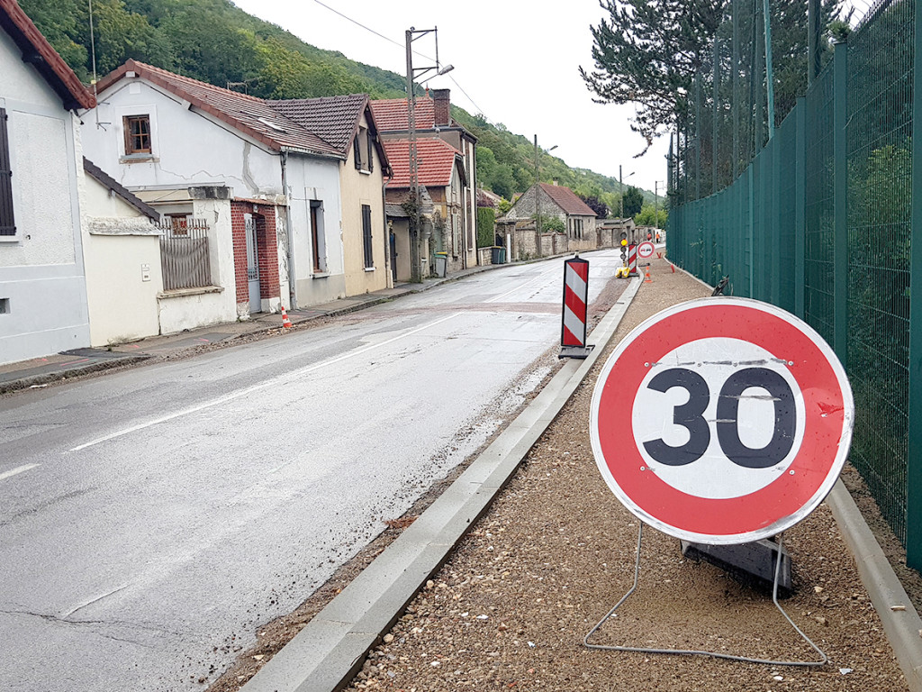 La requalification de la route de Giverny, débutée le 22 juin sous l’impulsion de Sébastien Lecornu et du Département de l’Eure, suit son cours.