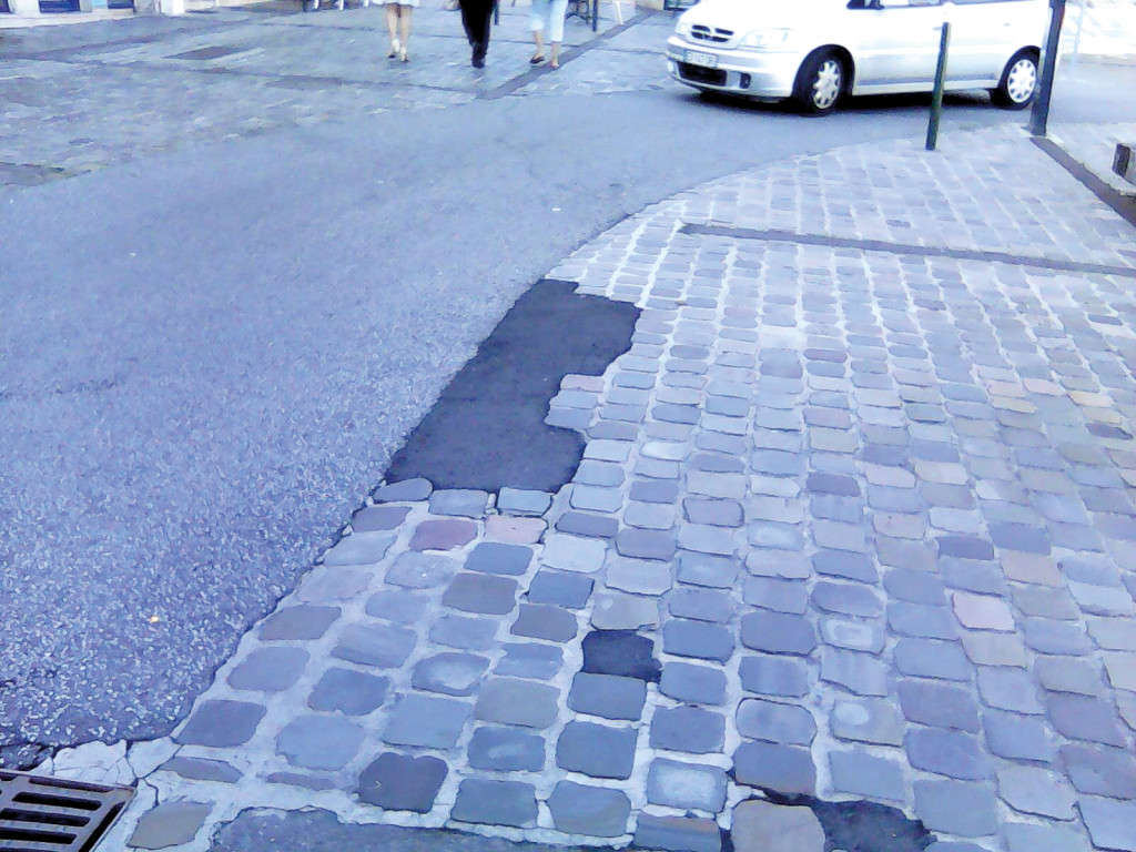 Infotravaux rénovation pavés place de gaulle