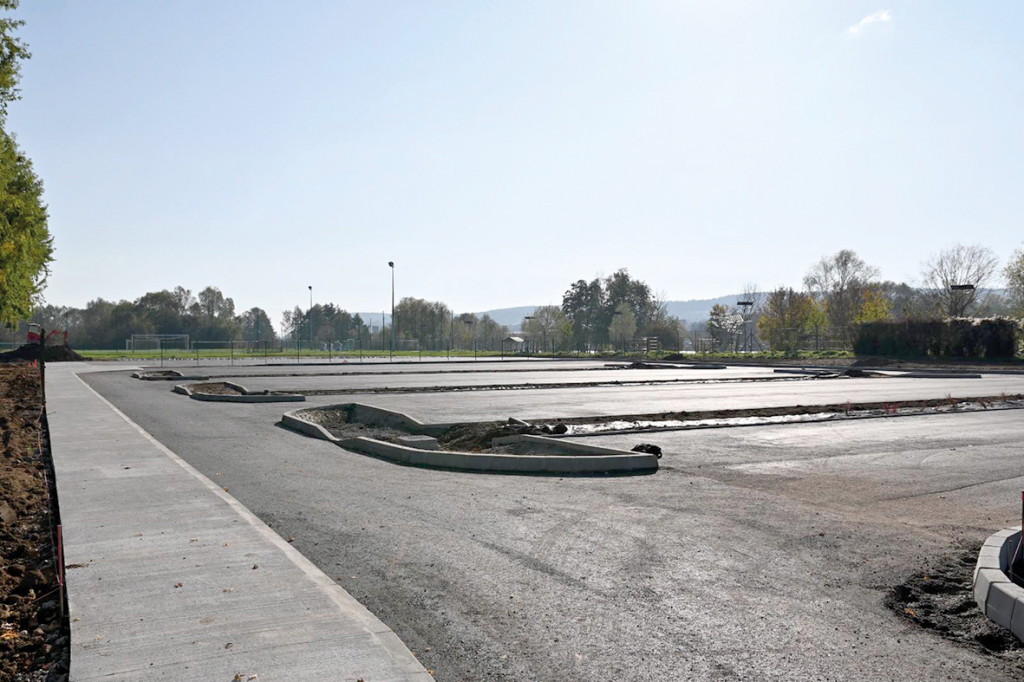 Infotravaux Stade Vernonnet Plaine des Sports Travaux Parking Terrains