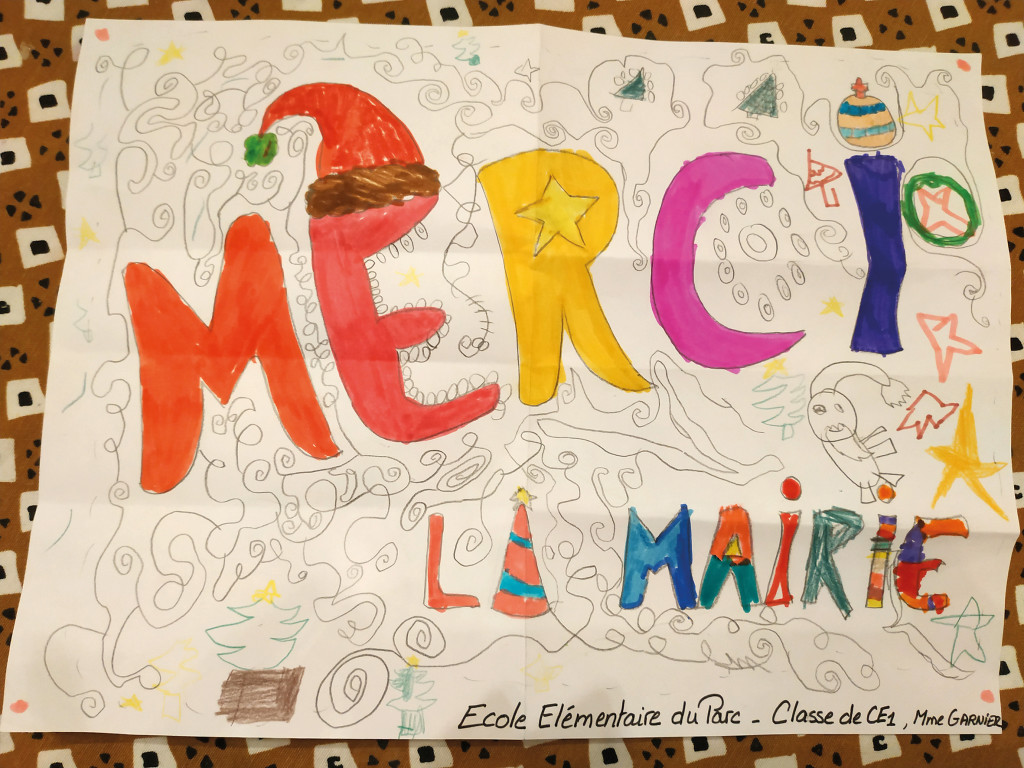 Remerciements écoles Vernon Scintille Animations