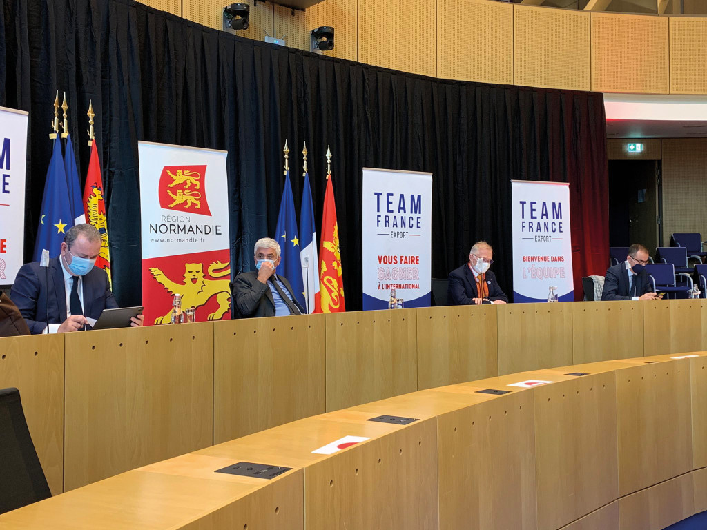 Région Normandie Relance Export Tour Exportation Relance économique Frank Riester
