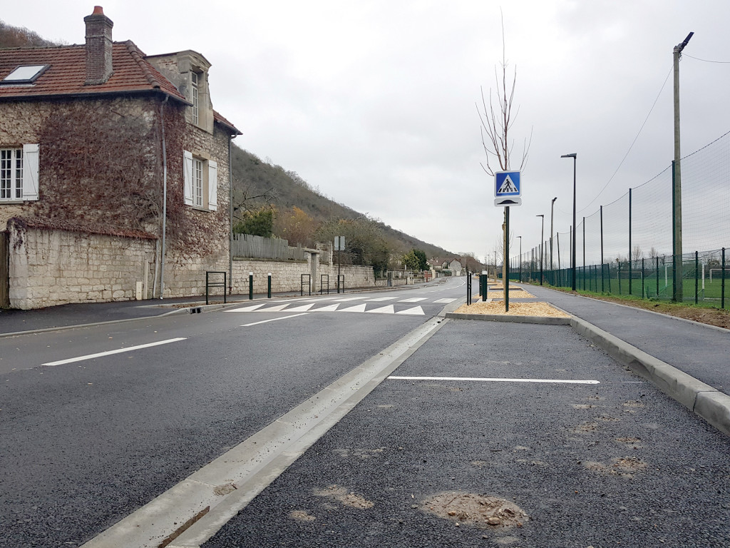 Infotravaux RD5 Route de Giverny Requalification Entrée de Ville Chantier 2e tranche