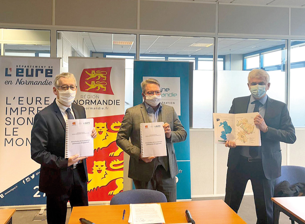 Billet SNA Signature Revoyure Contrat de Territoire Région Normandie Département de l_Eure