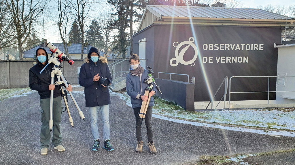 Observatoire de Vernon Gaël Musquet Stagiaires Collège Arianne
