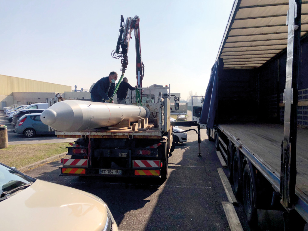 Maquette Fusée Ariane 5 Réparations Vernonnet ITII UIMM lycée Jean-Moulin