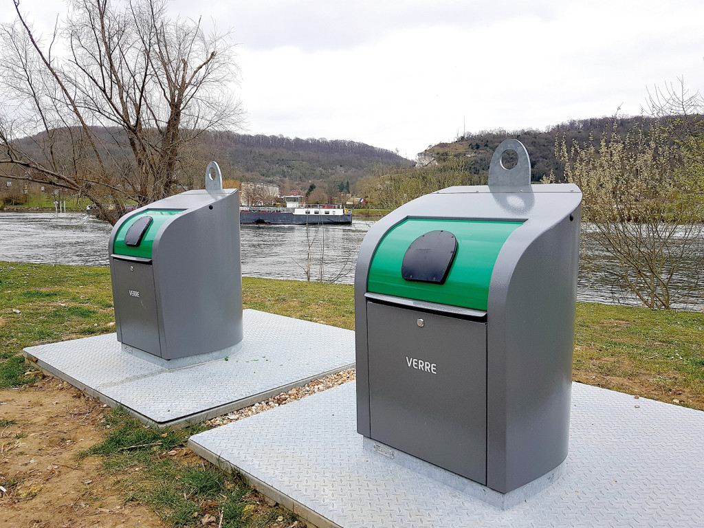 PAVE croisie¦üristes poubelles recyclage tourisme bateaux