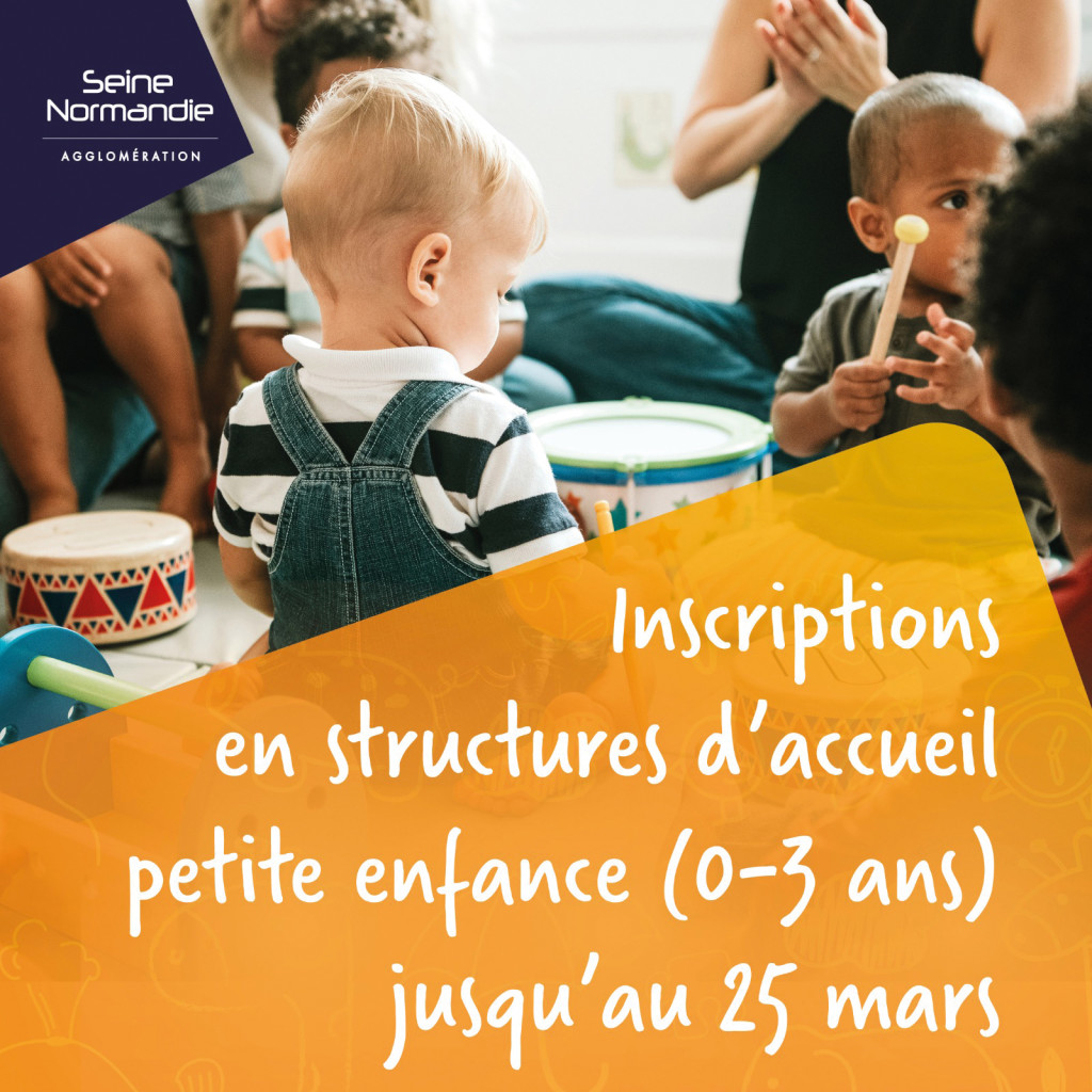 SNA Seine Normandie Agglomération Inscription Mode de Garde Crèches Enfants Jeunes