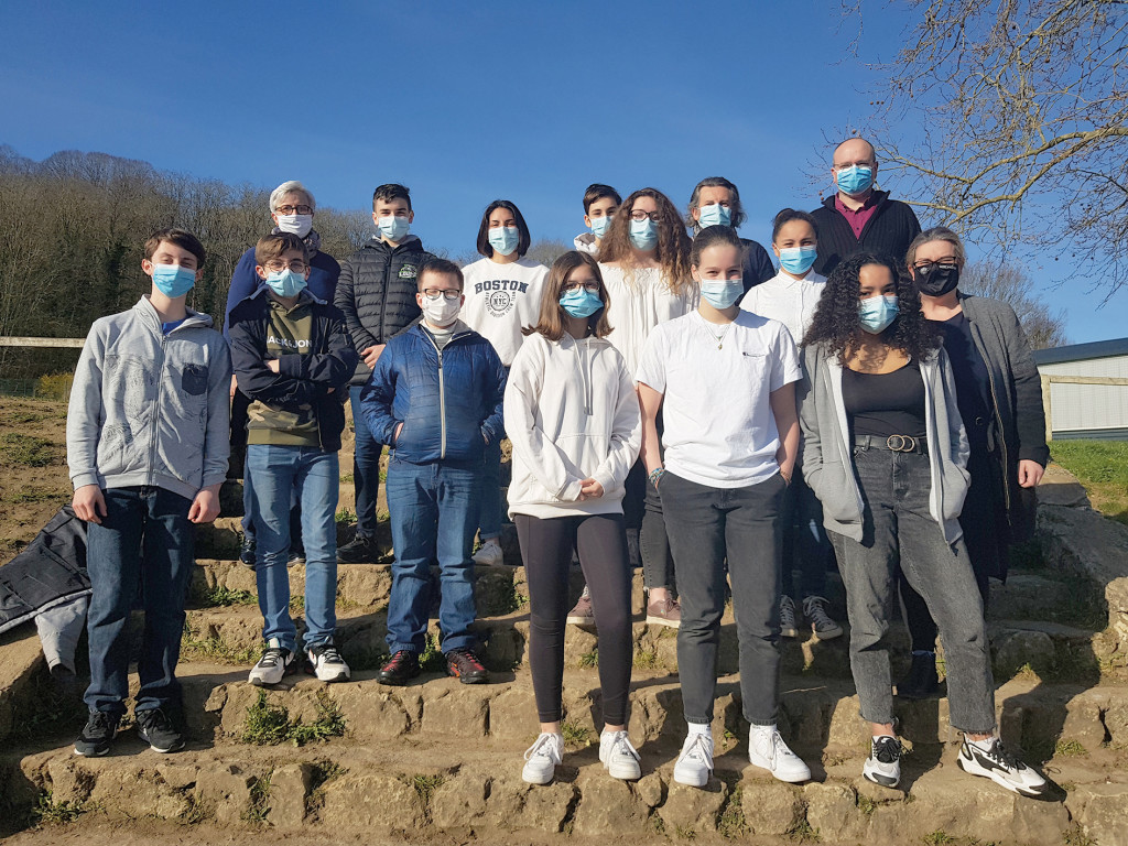 Grâce à cet atelier, les collégiens découvrent le monde de l’entreprise.