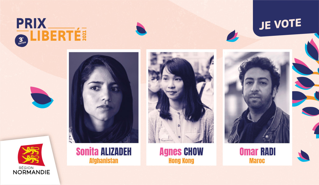 Banniere generique 3 candidats 600x335 Prix Liberté