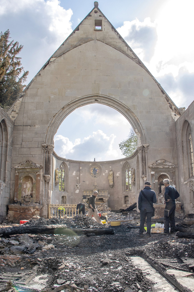 CD27 Département de l_Eure Incendie Eglise Romilly-la-Puthenay Solidarité Cagnotte Patrimoine
