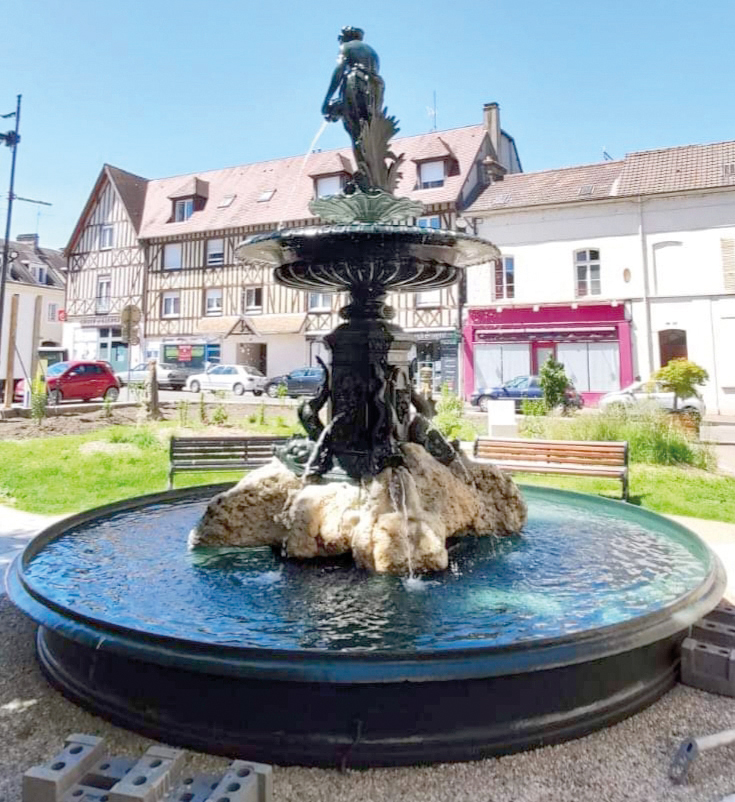 Infotravaux Remise en Eau Fontaine Place Barette Mairie