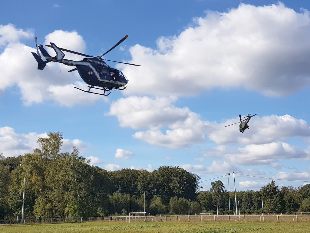 Campus de l_Espace Entraînement Armée GIH GIGN Hélicoptères Prise d_otage