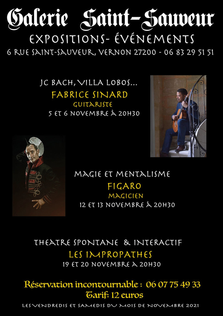 Culture Animations Galerie Saint-Sauveur Théâtre Magie