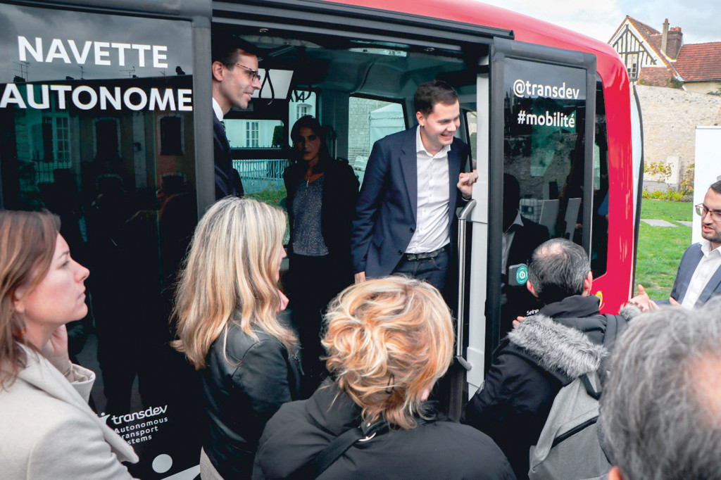 Lancement Projet NIMFEA Navettes Autonomes Vernon Giverny Transports Mobilité