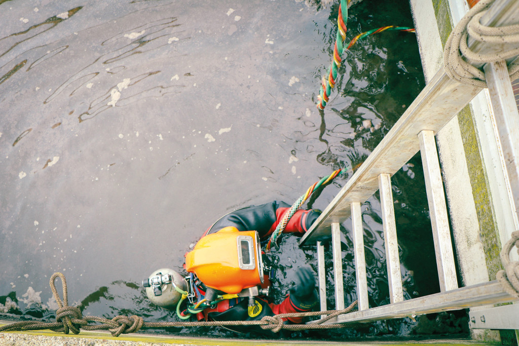 SNA Nettoyage Station Epuration Pacy-sur-Eure Scaphandriers Eau Assainissement