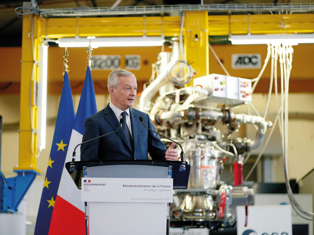 ArianeGroup Visite officielle Bruno Le Maire Sébastien Lecornu Emploi Ariane 6 Prometheus Economie