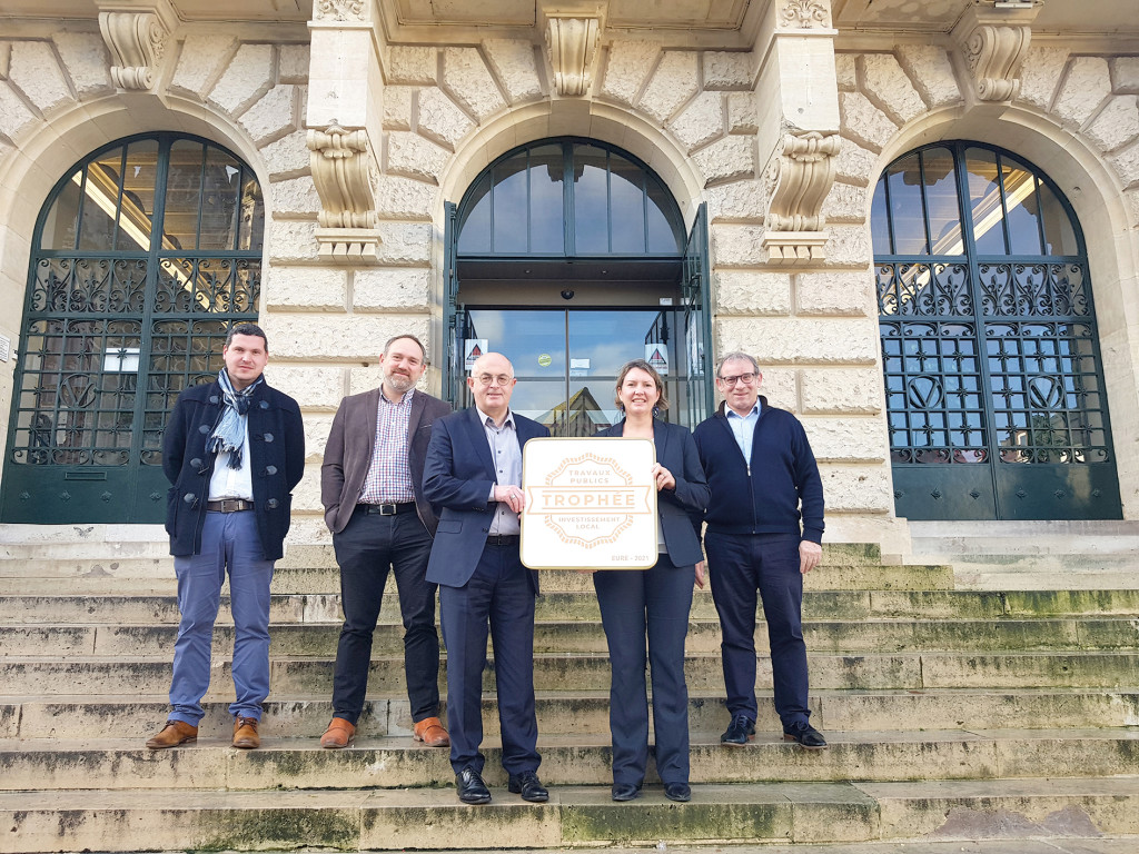 Trophée Investissement Local FRTP Normandie Parc Urbain Fonderie