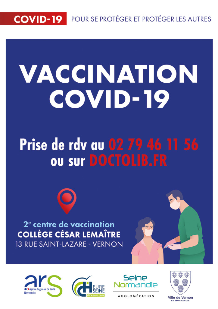 affiche A3-centre de vaccination