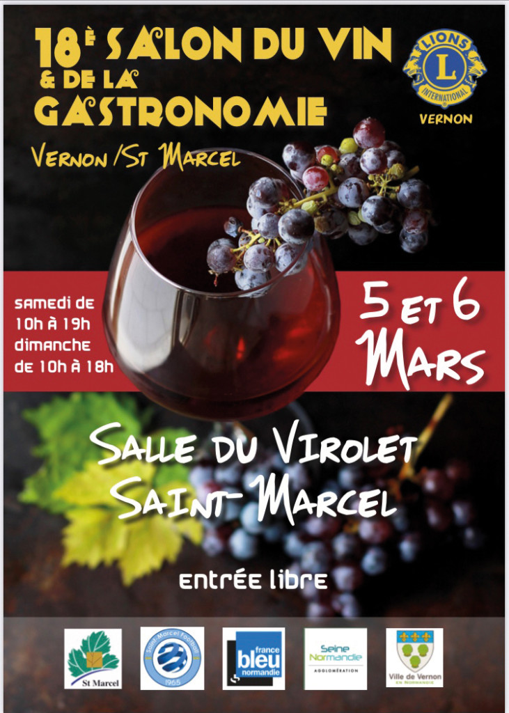 Colonne OT Salon du vin et de la gastronomie Saint Marcel