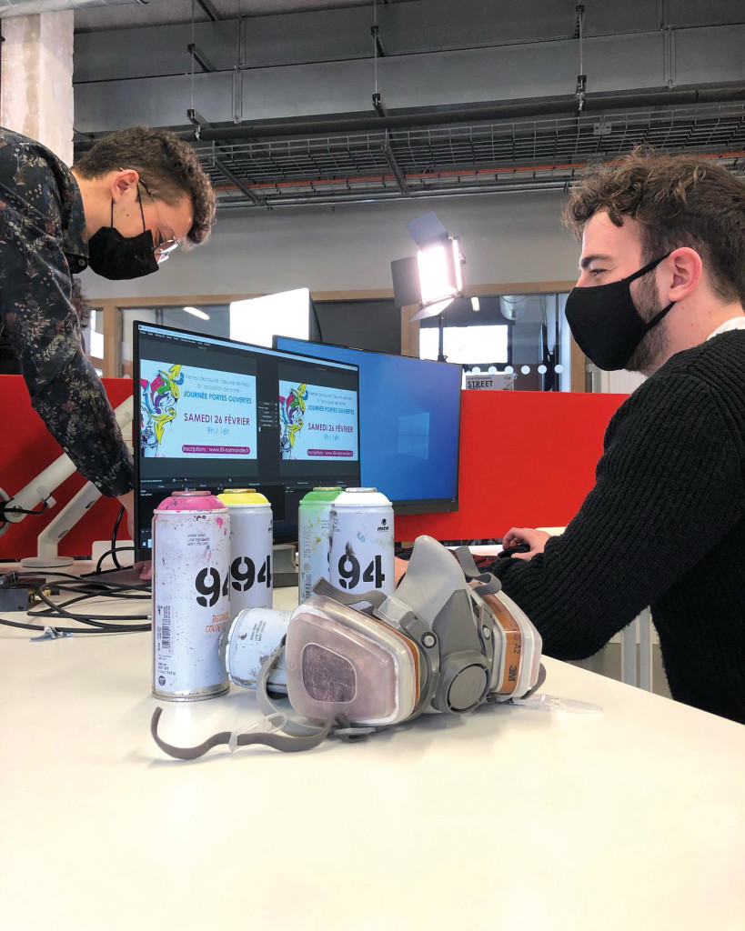 ITII Normandie Ca bouge à l_ITII 2e édition Street Art Campus de l_Espace