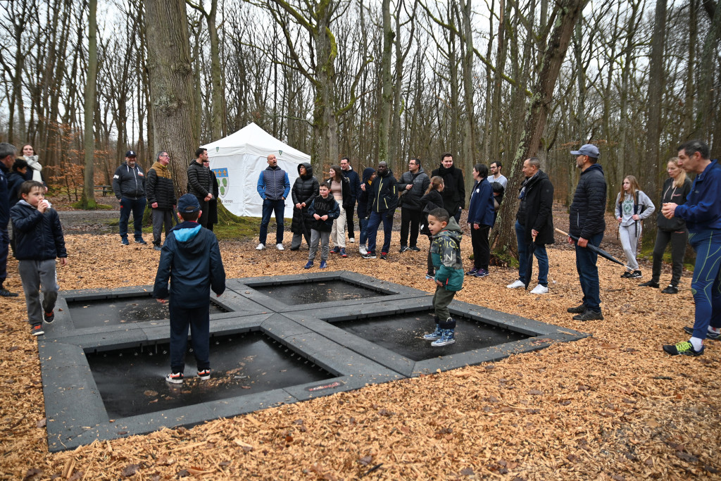 Sports Inauguration Parcours du Coeur Forêt de Bizy
