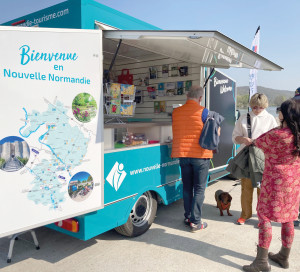 SNA Office de Tourisme Nouvelle Normandie Lancement BIT Mobile Camion