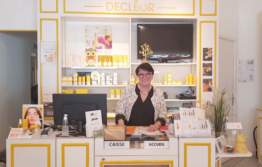 En ville départ retraite Sophie Delcourt Esthétique.S rue des Tanneurs