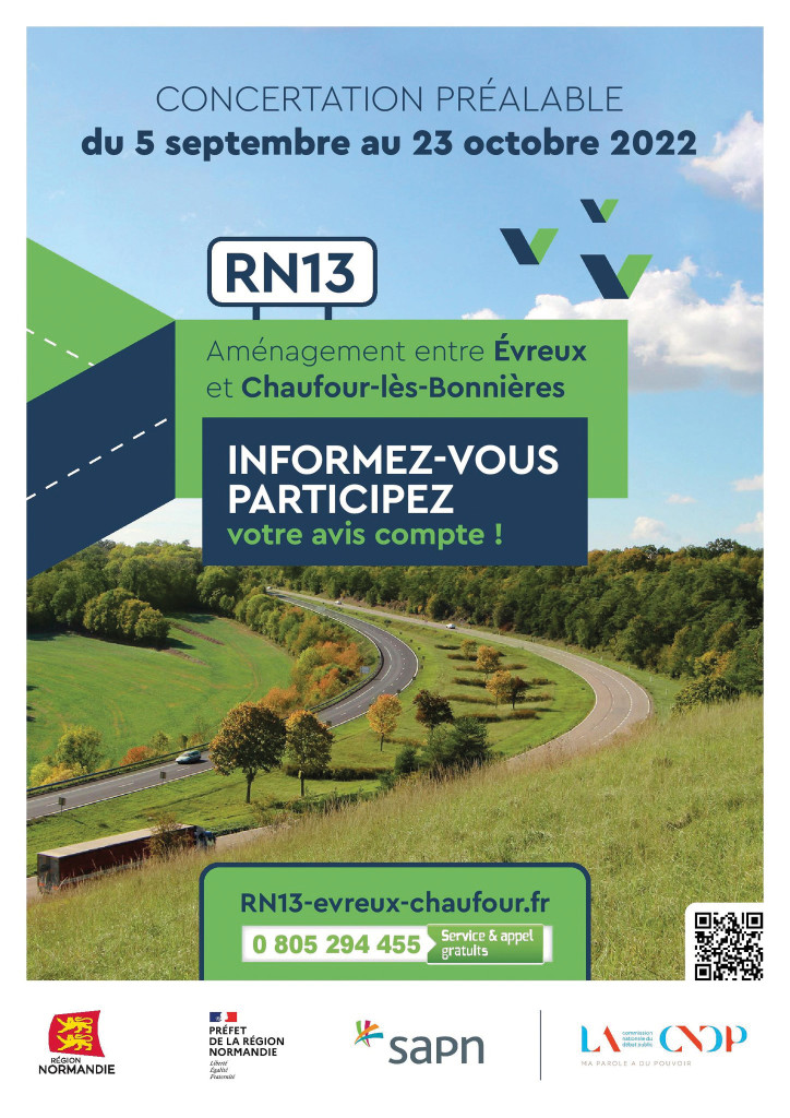 SNA Concertation Publique Travaux RN13